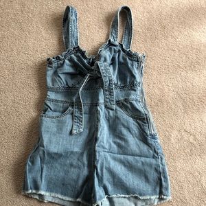 Denim romper